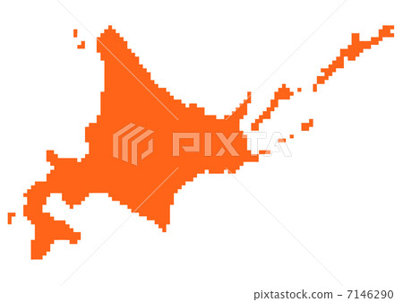北海道地圖(白背) 北海道地圖(白背) 7146290