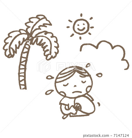 一個熱的孩子 7147124