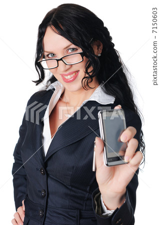 Young charming business woman Young charming business woman 7150603