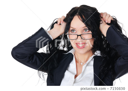 Young charming business woman 7150830