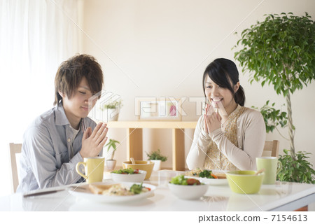 夫婦的早餐景觀 7154613