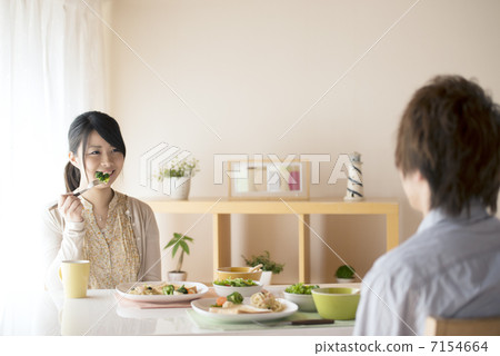 夫婦的早餐景觀 7154664