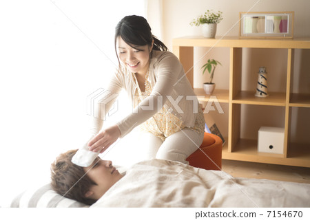 夫妻的護士形象 7154670