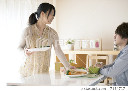 夫婦的早餐景觀 夫婦的早餐景觀 7154717