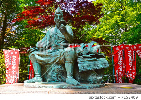 The statue of Saito Mikiharu (Saint Ten Shimbun Nagakuji / Saitama Kumagaya-shi married woman) 7158409