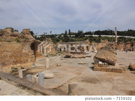 迦太基遺址在突尼斯 7159102