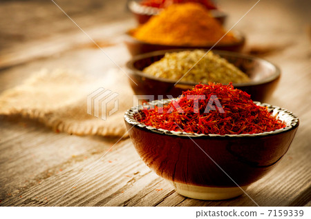 Spices Curry, Saffron, Turmeric Spices Curry, Saffron, Turmeric 7159339