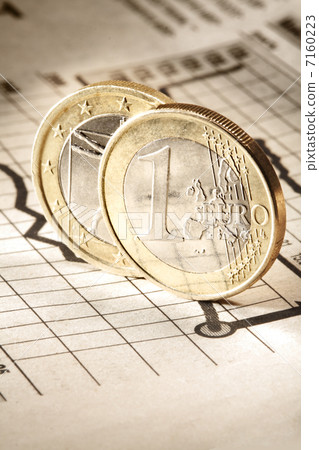 one euro on chart 7160223