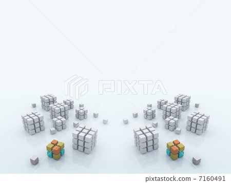 Cube object - Stock Illustration [7160491] - PIXTA