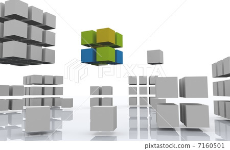 Object of floating cube Object of floating cube 7160501