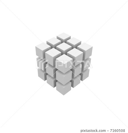 Cube object - Stock Illustration [7160508] - PIXTA
