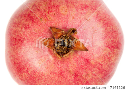 ripe pomegranate from above ripe pomegranate from above 7161126