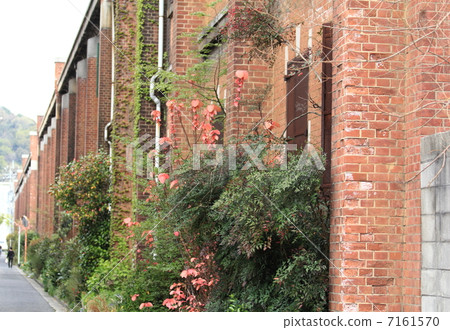 Old army clothing factory exposed building 7161570