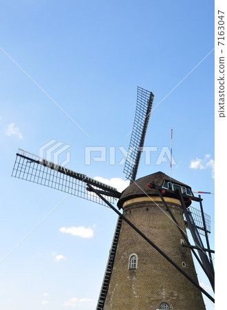 風車小組小孩堤防荷蘭 7163047