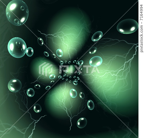 Magic green background-插圖素材 [7164994] - PIXTA圖庫