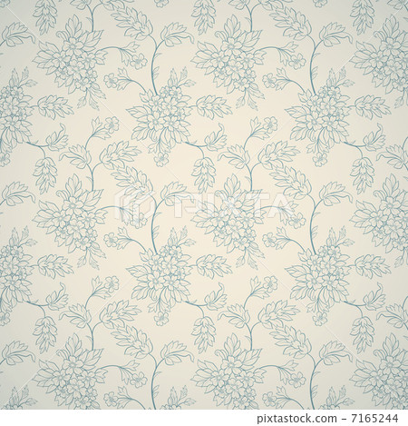 Floral ornamental pattern 7165244