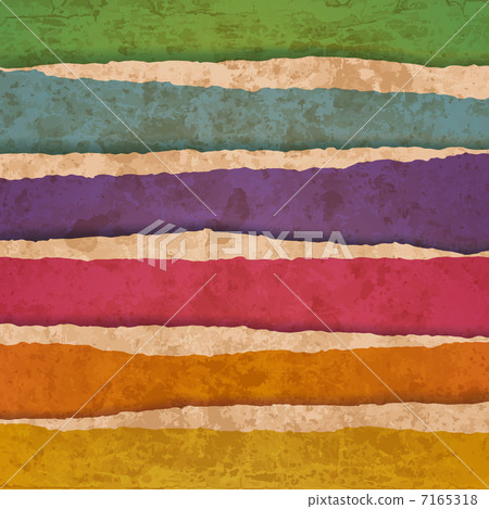 Old torn paper set Old torn paper set 7165318