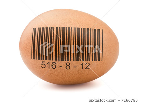 Egg with barcode 7166783
