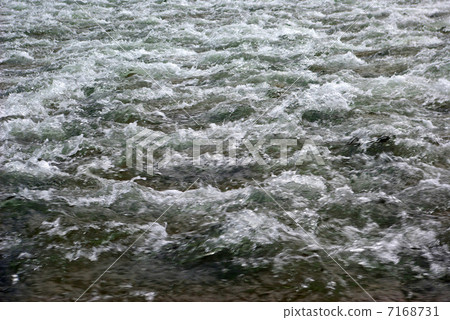 River water flowing through the floor stop of the bandwork River water flowing through the floor stop of the bandwork 7168731