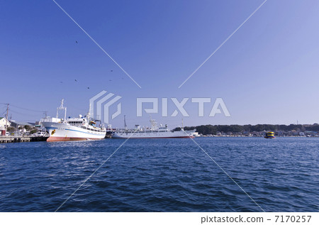 Scenery of Misaki Harbor 7170257