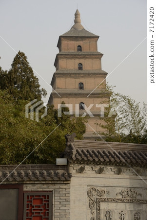 China Xian large goose tower 7172420