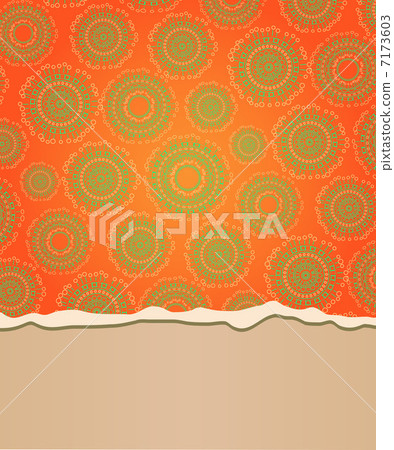 Abstract Riped Card with Place for Text Abstract Riped Card with Place for Text 7173603