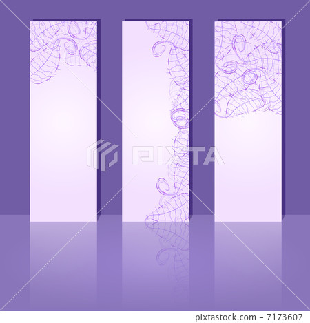 Abstract Floral Brochure Template Abstract Floral Brochure Template 7173607