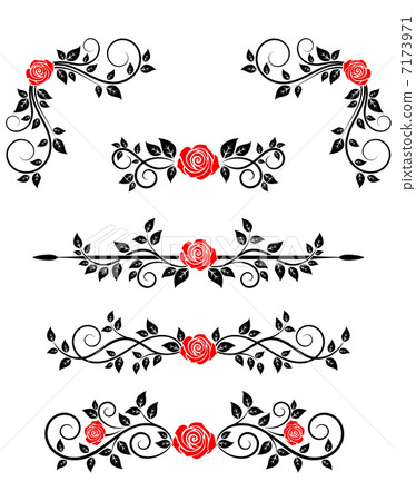 Roses with floral embellishments Roses with floral embellishments 7173971