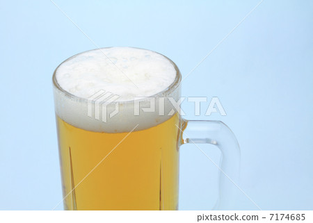 馬克杯啤酒藍色背面 7174685