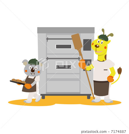 窯大石/麵包店[動物插圖/商業] 7174887