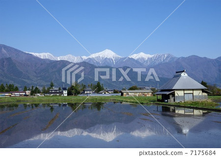 Spring Shinshu Azumino / North Alps 7175684