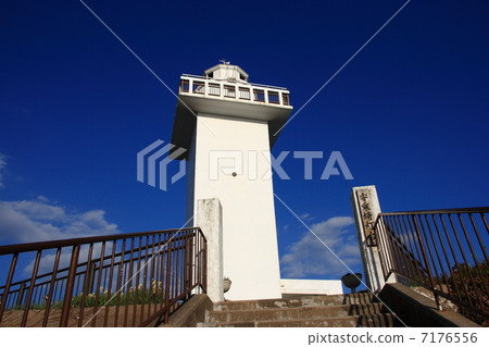 Yasuda Saito lighthouse and a deep blue sky Yasuda Saito lighthouse and a deep blue sky 7176556