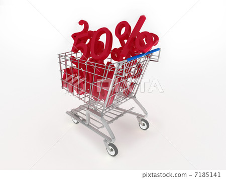 3d Concept of discount 3d Concept of discount 7185141