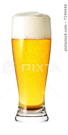 Cut out beer (Pilsner glass) White back Cut out beer (Pilsner glass) White back 7194448