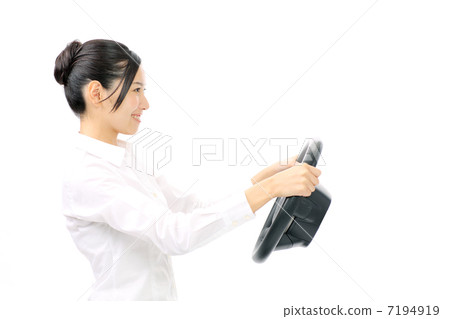 A woman holding a car handle 7194919