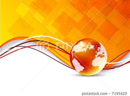 Tech background with globe Tech background with globe 7195820