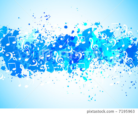 Grunge music background 7195963