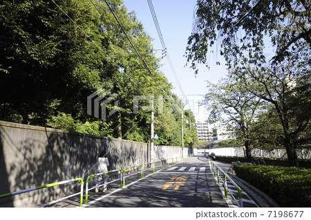 A road along the Kanda river 7198677