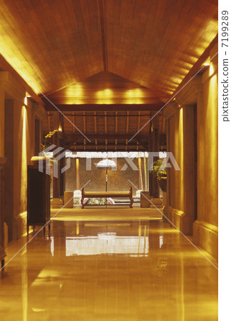 Resort hotel lobby Resort hotel lobby 7199289