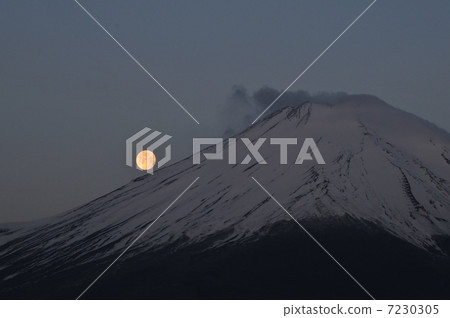 The moon rolling down Mount Fuji The moon rolling down Mount Fuji 7230305