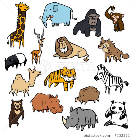 Animal set color Animal set color 7232321