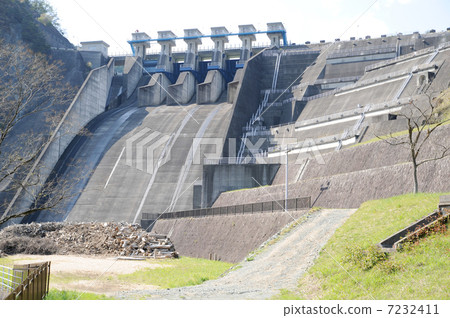 Driftwood of dam 7232411