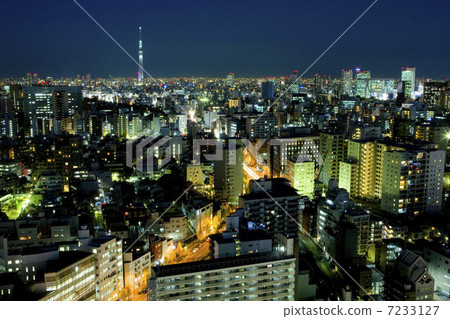 Night view around Bunkyo Ward Civic Center Night view around Bunkyo Ward Civic Center 7233127