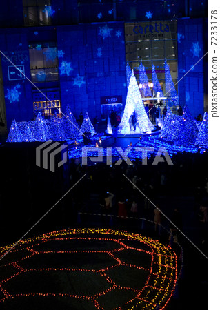 Night view around Shiodome 7233178