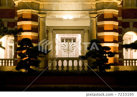 Lighted-up Tokyo Station Lighted-up Tokyo Station 7233195