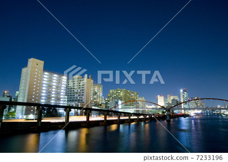 Night view of Tennozu 7233196