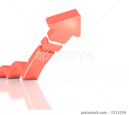 3D rendering image depicting leap forward 7233259