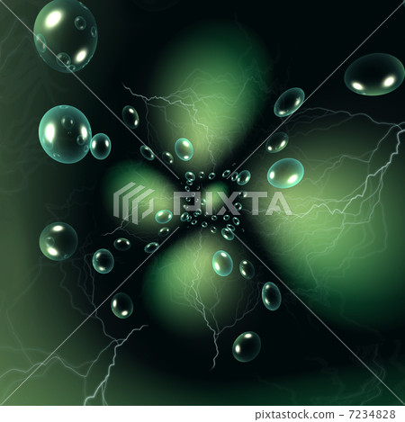 Magic green background Magic green background 7234828