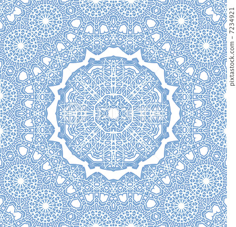 Abstract blue pattern on white Abstract blue pattern on white 7234921