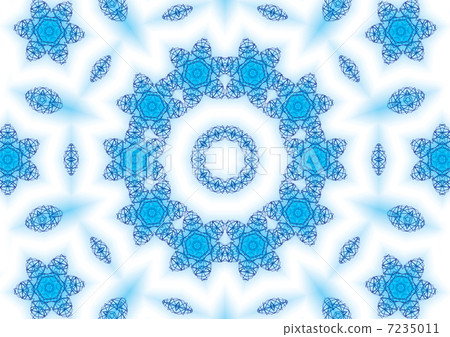 Abstract blue pattern on white Abstract blue pattern on white 7235011